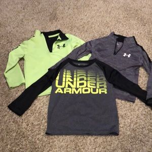 Lot of 3 - Boys - Under Armour shirts